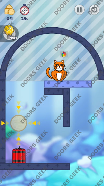 Hello Cats Level 27 Solution, Cheats, Walkthrough 3 Stars for Android and iOS