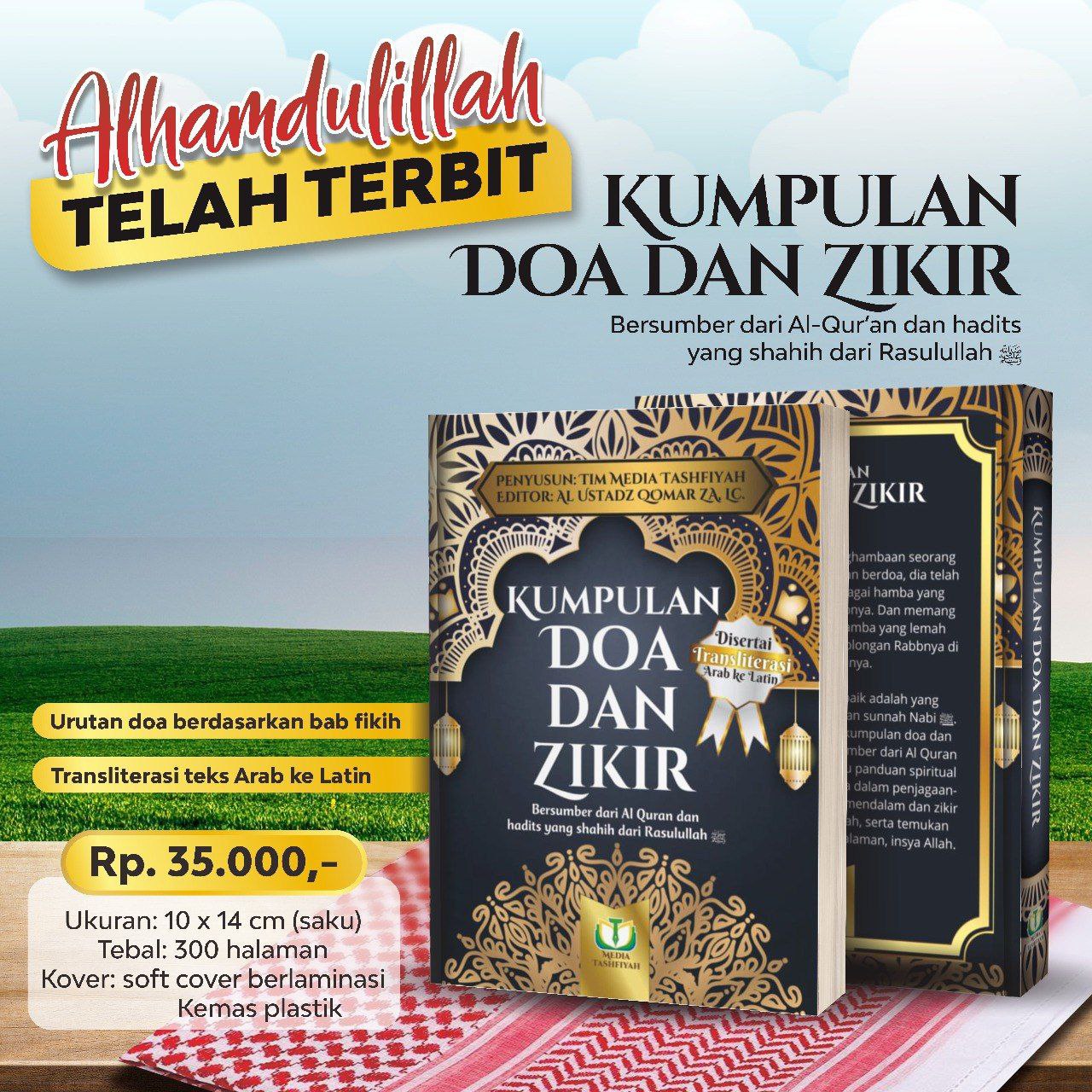 Buku Kumpulan Doa dan Zikir Media Tashfiyah