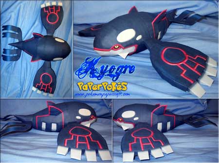 Pokemon Kyogre Papercraft