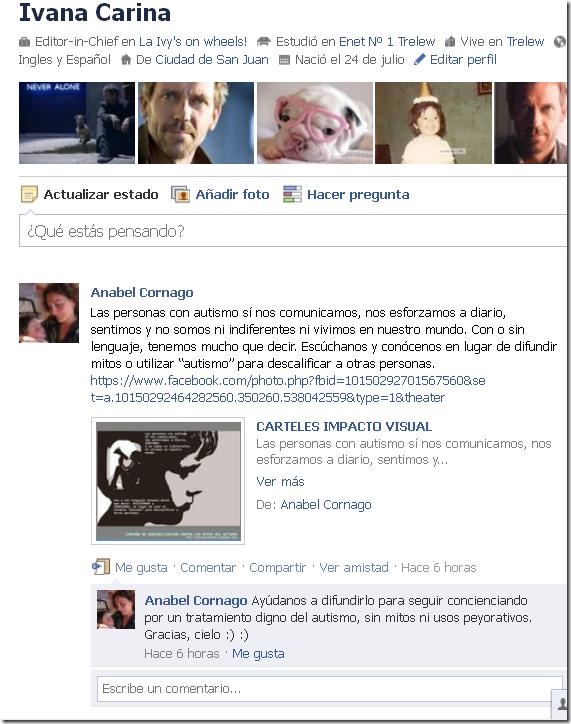 Campaña Autismo- Anabel - Facebook