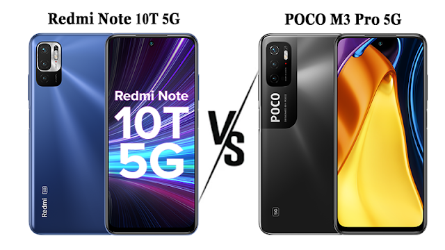 Redmi Note 10T 5G Vs POCO M3 Pro 5G