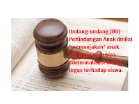 UU PERLINDUNGAN ANAK DINILAI 'MEMANJAKAN' ANAK SEHINGGA GURU BISA DIKRIMINALISASI KETIKA TEGAS TERHADAP SISWA, SETUJU?