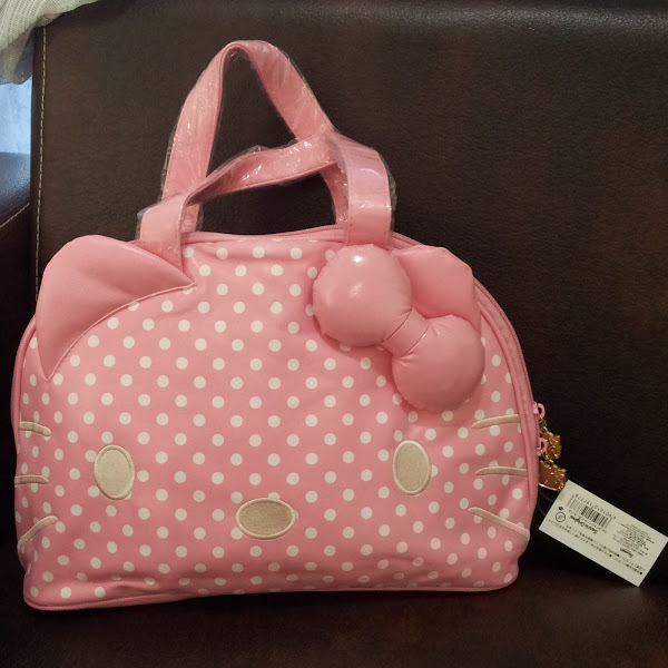 Jual Tas Tangan Hello Kitty Murah Grosir Ecer  Pink Polkadot