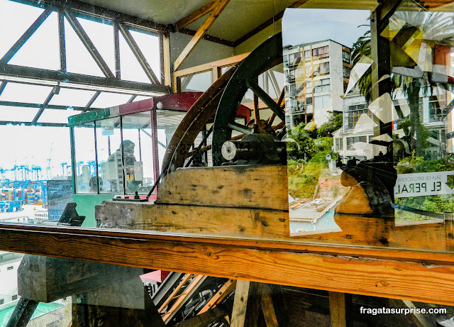 Funicular El Peral em Valparaíso no Chile