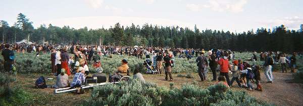 Rainbow Gathering 2004 California - Main Meadow - Near the Town of Likely