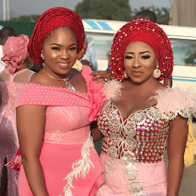 #Oba2018 photos from Nollywood stars Okiki Afolayan and Abimbola Ogunnowo's traditional wedding.