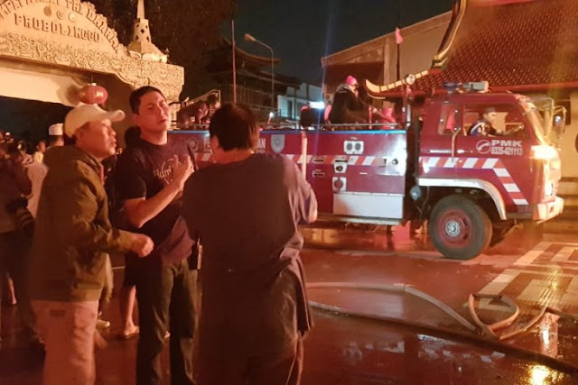 Kebakaran Kelenteng di Probolinggo Diduga Karena Lilin