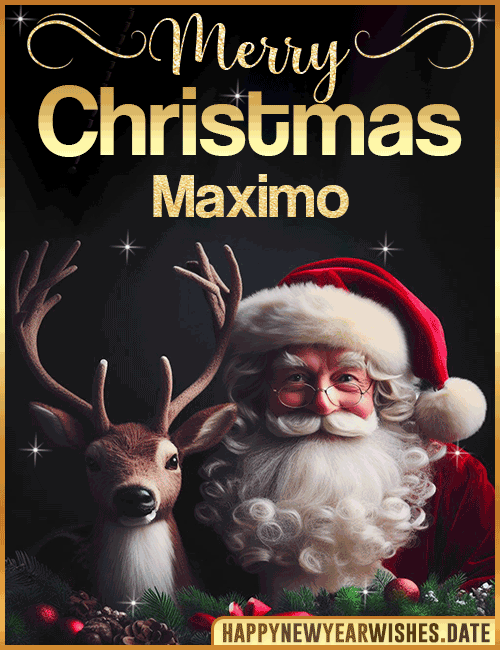 Merry Christmas gif Maximo