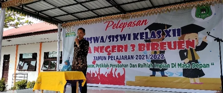 SMAN 3 Bireuen Gelar Pelepasan Siswa Kelas XII