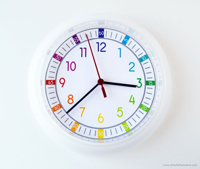 Free Printable Clock Face for Kids