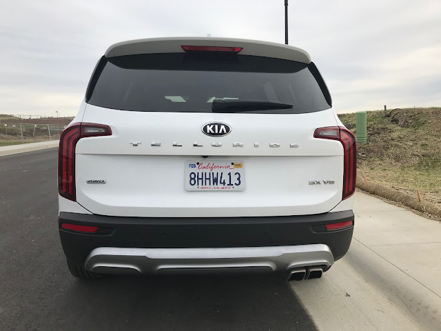 Rear view of 2020 Kia Telluride