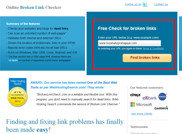 broken Link Checker