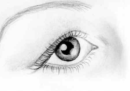 Sketch of eyes