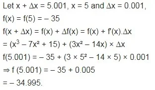 Solutions Class 12 गणित-I Chapter-6 (अवकलज के अनुप्रयोग)