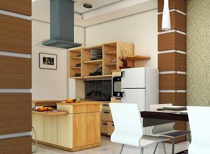 BELAJAR DESAIN Konsep desain kitchen set minimalis untuk 