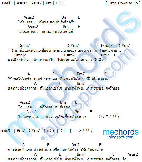 คอร์ดเพลง-งานเต้นรำ-Musketeers