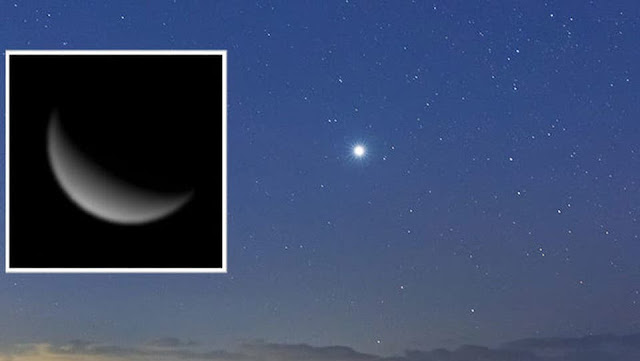 Venus at the height of its brightness