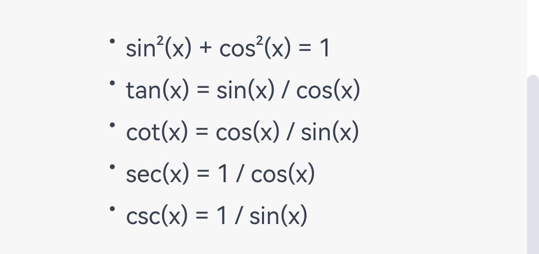 General solution for trig