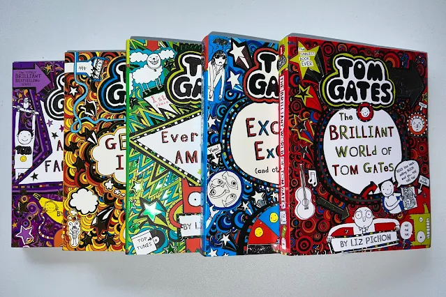 First 5 books in the Tom Gates tweens book set by Liz Pichon