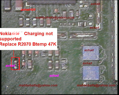 nokia 5130 charging not supported