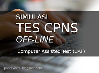 Download Aplikasi  CAT  Seleksi CPNS ASN Offline Contoh 