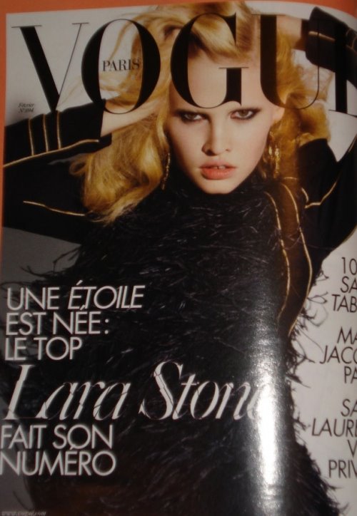 Lara Stone Paris Vogue WOW