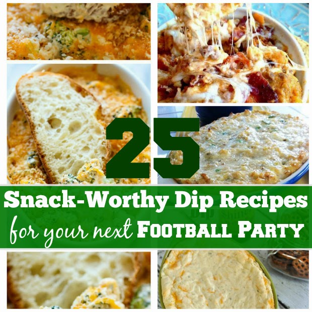 Football season has commenced! These 25 snack worthy dip recipes are    football recipes blog