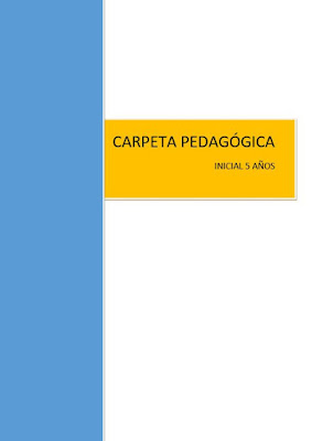 CARPETA PEDAGÓGICA - 5 AÑOS 2019