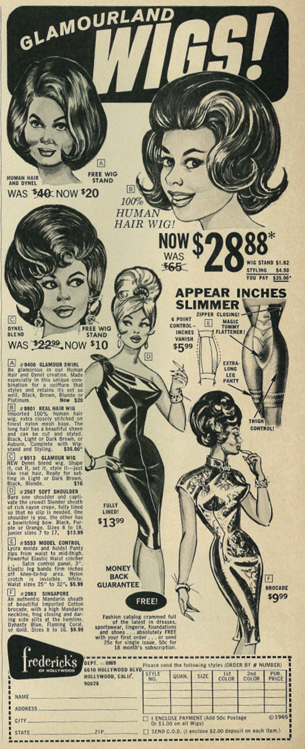 19 Vintage Ads for Fashion Wigs and Hairpieces From the 