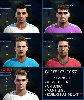 Facepack PES 2013 by Izzi