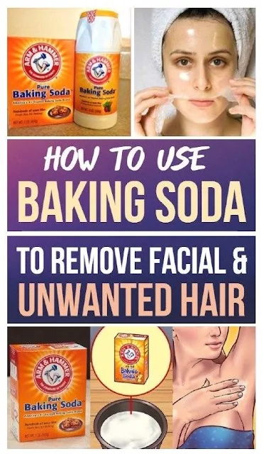 How to Use Baking Soda to Remove Unwanted Face and Body Hair in Few Minutes
