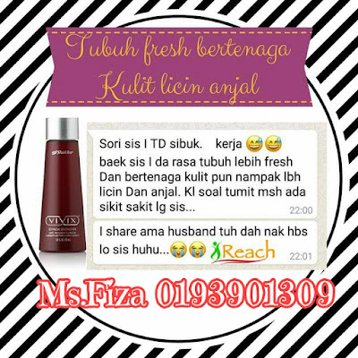 Testimoni Vivix Shaklee bantu mencantikkan kulit