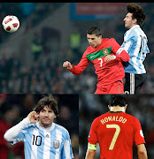 . fenomenal de Messi) y Cristiano Ronaldo. CR7 fue reemplazado a los 15 .