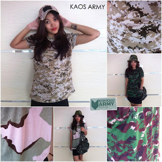 grosir KAOS ARMY Loreng Oblong Militer