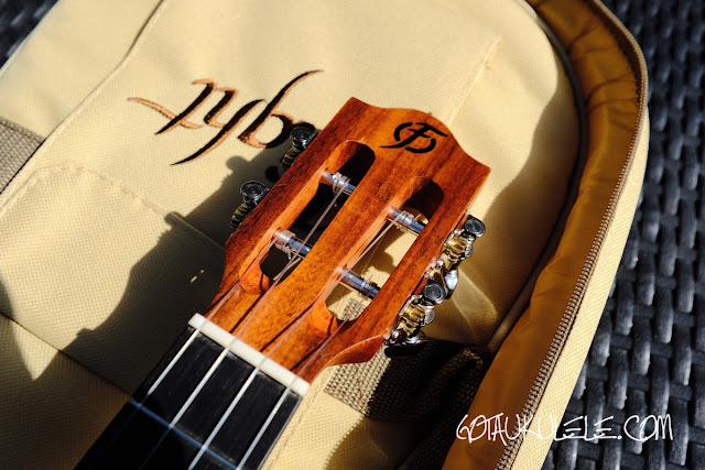 Flight Victoria CEQ Tenor Ukulele headstock