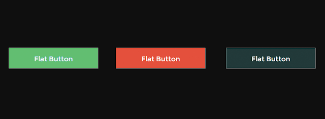 membuat flat button denagn css