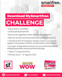 Download Smartfren ikutan Challenge-nya