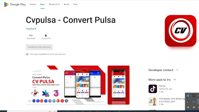 Daftar Aplikasi Convert Pulsa dengan Rate yang Tinggi