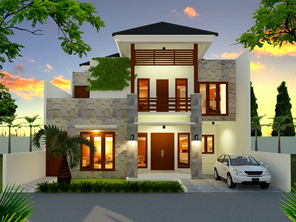 61 Desain Rumah Minimalis 2 Lantai Dan Harganya