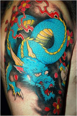 Dragon Tattoos of Japanese Style