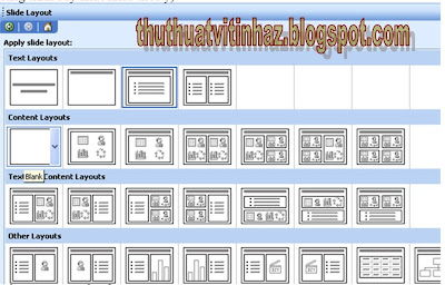 Làm việc với các Slide trong PowwerPoint