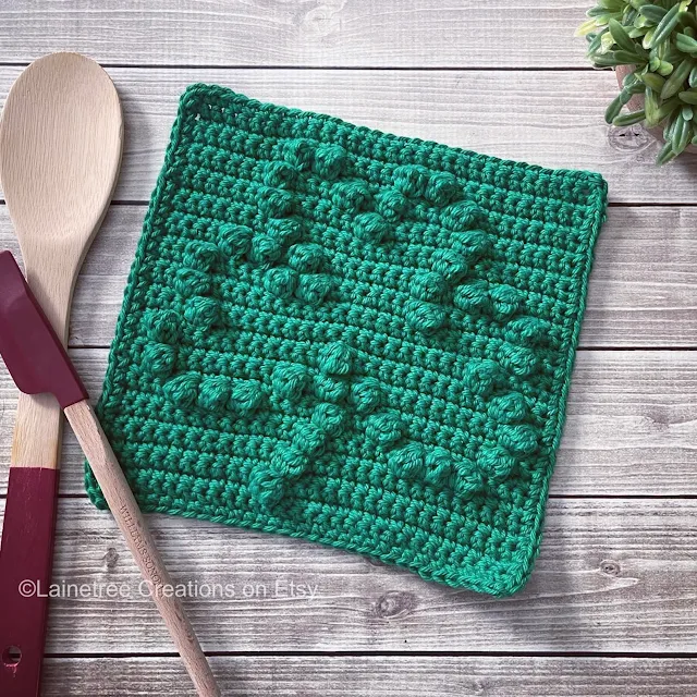 shamrock dishcloth pattern