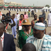
Atiku Abubakar Arrives Eagle Square For PDP Convention
