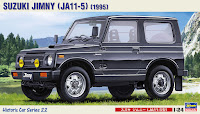 Hasegawa 1/24 SUZUKI JIMNY (JA11-5) (1995)(HC22) English Color Guide & Paint Conversion Chart
