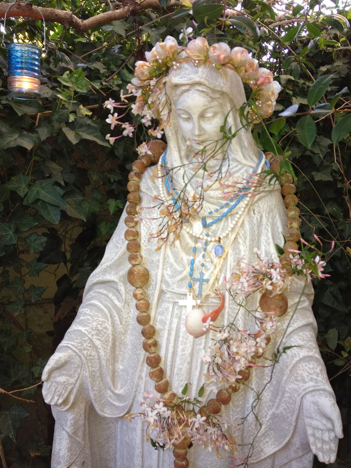 Mary shrine in my garden