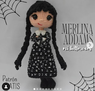 PATRON GRATIS MIERCOLES | LA FAMILIA ADAMS AMIGURUMI 57175