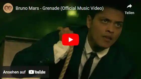 Youtube Video, Bruno Mars, Grenade