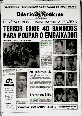Resultado de imagem para manchetes de jornais durante a ditadura militar no brasil terror