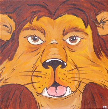 cartoon lion