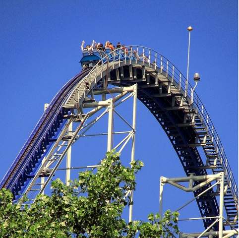 new roller coaster at six flags new england 2011. at Six Flags New England,